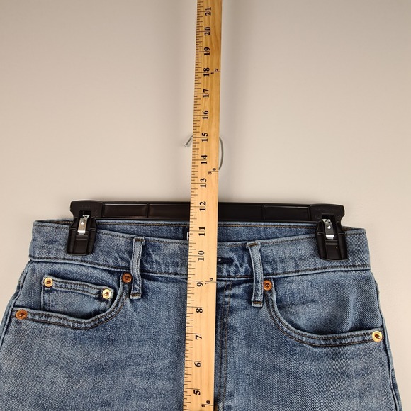 Gap Jeans Sz 26 Women's Blue Stretch‎ Denim Ladies Mid Rise Straight Medium Wash - Picture 3 of 9